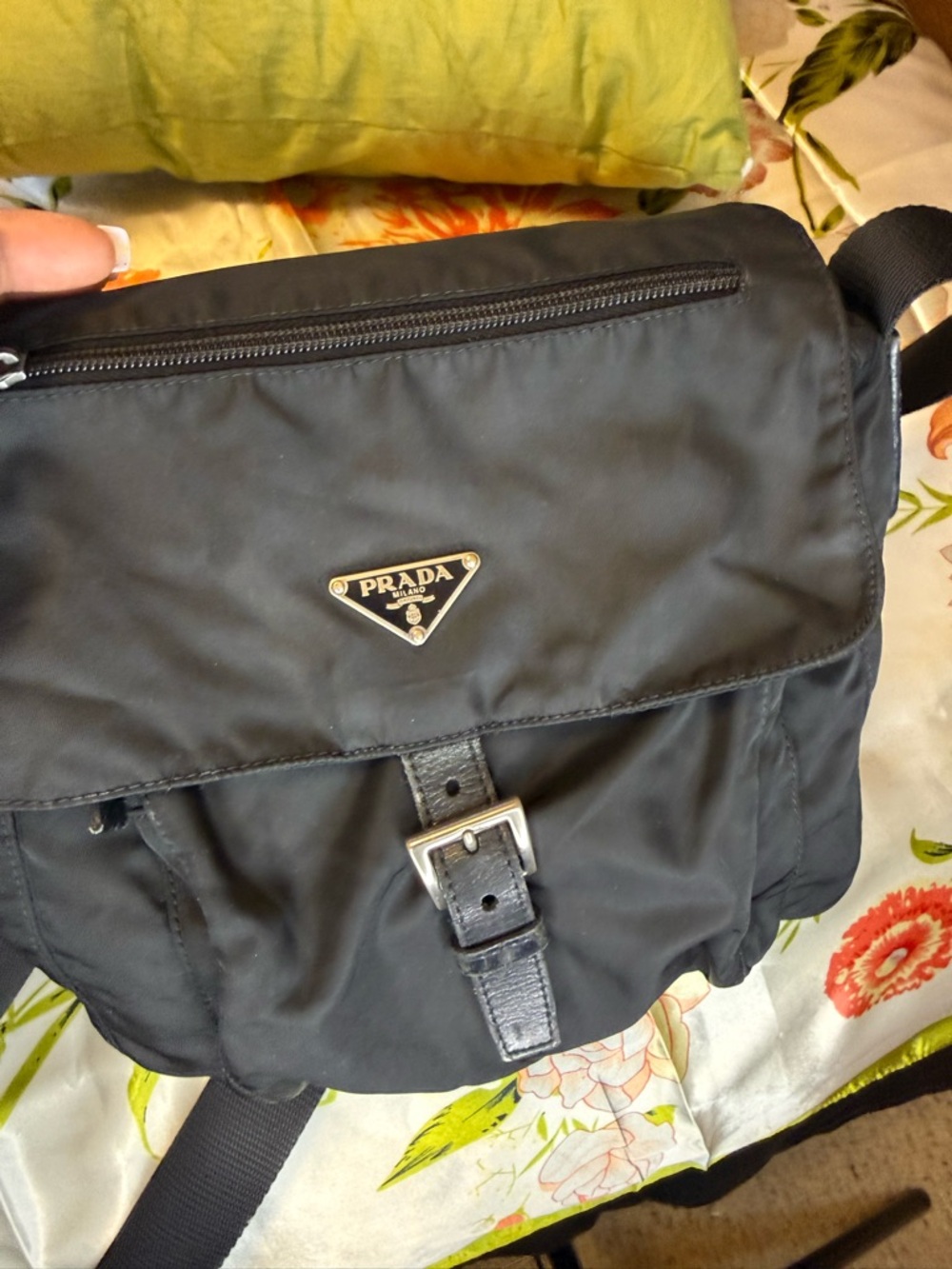 Prada Tessuto Nylon Crossbody Messenger Bag Black – Made in Italy – COA Included - Picture 3 of 15